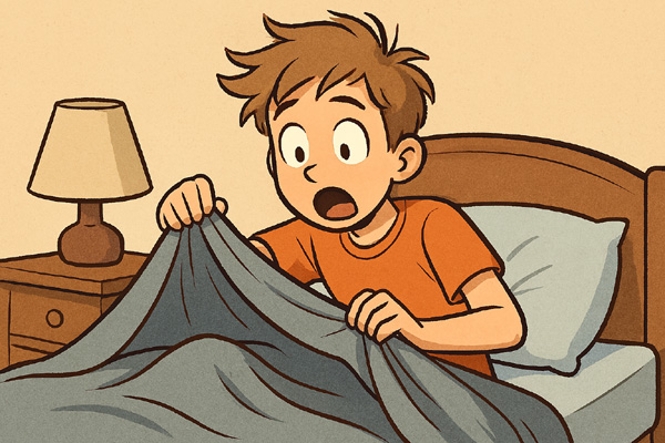 몽정한 사춘기 아들